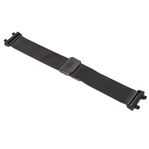 Airshi Uhrenarmband, Mehrzweck-Mesh-Uhrenarmband, Kompatibel mit Einfacher Installation für Frauen für Geschäftstreffen (Schwarz) von Airshi