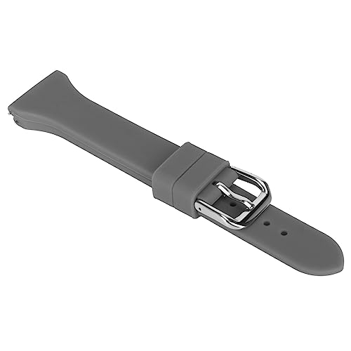 Silikon-Uhrenarmband, 22 Mm Schnellverschluss-Uhrenarmband mit Federverstellter Schnalle für die Arbeit (Dunkelgrau) von Airshi