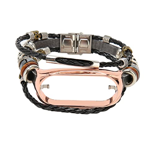 Uhrenarmband-Ersatzarmband, Metallverschluss, Verstellbares Lederarmband, Uhrenarmband, Retro-DIY, Flexibel für den Alltag (#3) von Airshi