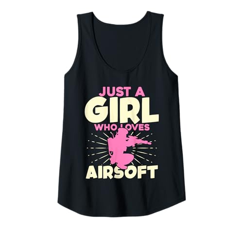 Damen Nur EIN Mädchen, das Airsoft liebt Tank Top von Airsoft Enthusiasts Fun