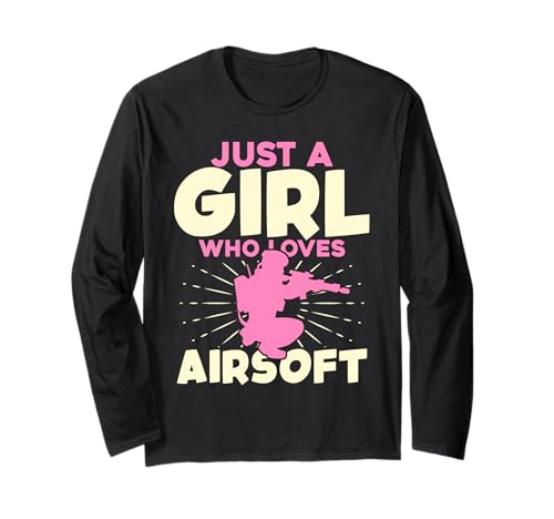 Nur EIN Mädchen, das Airsoft liebt Langarmshirt von Airsoft Enthusiasts Fun