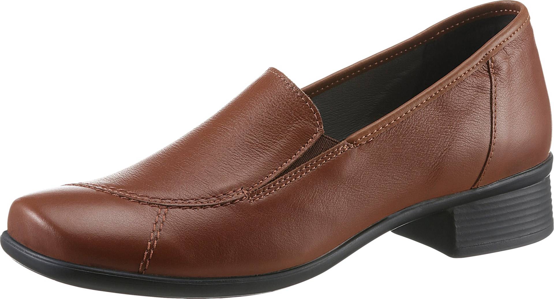 Sieh an! Damen Slipper cognac von airsoft comfort+