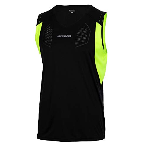 Airtracks Ärmellos Tank-Top Pro Line - schwarz-neon - L von Airtracks