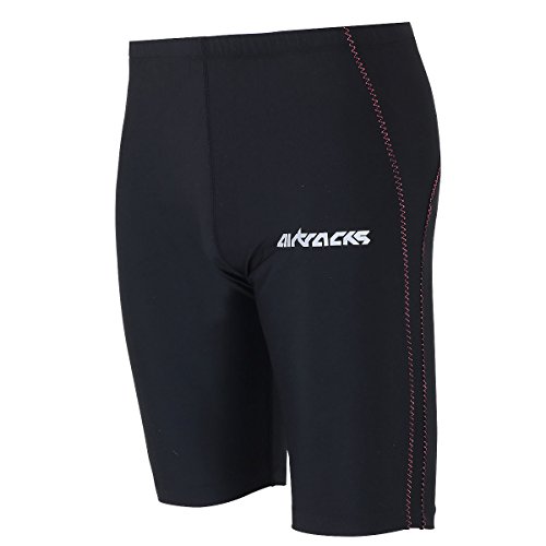 Airtracks Damen FUNKTIONS Laufhose/Running Tight/Reflektoren - KURZ PINK - L von Airtracks