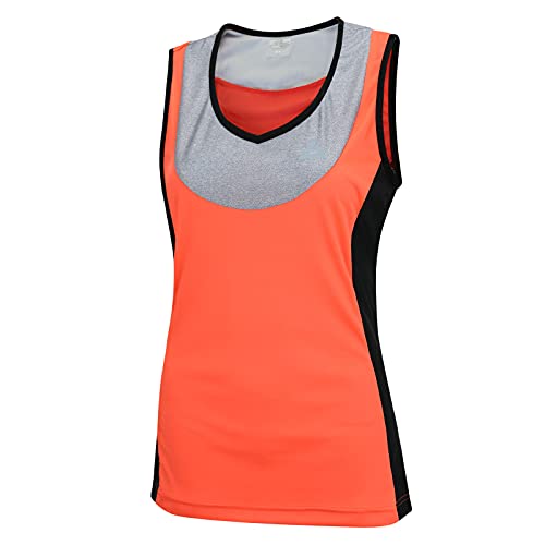 Airtracks Damen Fahrradtrikot Ärmellos Comfort Line Radtrikot Jersey Bike Shirt Atmungsaktiv Schnelltrocknend Reflektierend Größen XS S M XL XXL - rot - M von Airtracks