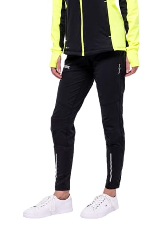 Airtracks Damen Thermo Laufhose Lang Pro Line - Winter Funktions Running Tight - Warm - Atmungsaktiv - Reflektoren- schwarz - XXL Airtracks Damen Thermo Laufhose Lang Pro Line - Winter Funktions Running Tight - Warm - Atmungsaktiv - Reflektoren- schwarz - XXL von Airtracks