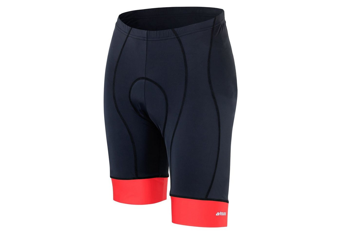 Airtracks Fahrradhose Herren Fahrradhose Kurz Comfort Line (Radhose mit 3D Air Flow Polster & Quick Dry Funktion) » S M L XL XXL XXXL « von Airtracks