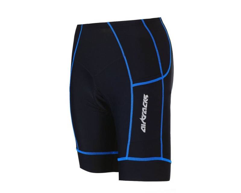 Airtracks Fahrradhose Herren Fahrradhose Kurz Pro (ergonomische Radhose mit 3D Polster & Quick Dry Funktion) » S M L XL XXL XXXL « von Airtracks
