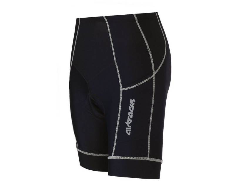 Airtracks Fahrradhose Herren Fahrradhose Kurz Pro (ergonomische Radhose mit 3D Polster & Quick Dry Funktion) » S M L XL XXL XXXL « von Airtracks