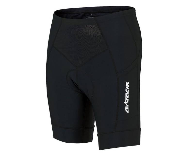 Airtracks Fahrradhose Herren Fahrradhose Kurz Pro (ergonomische Radhose mit 3D Polster & Quick Dry Funktion) » S M L XL XXL XXXL « von Airtracks