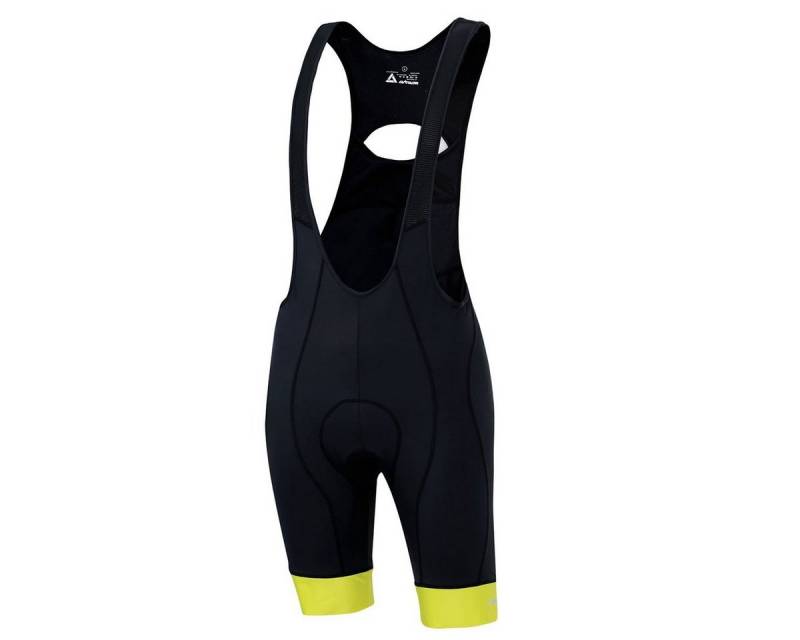 Airtracks Fahrradhose Herren Fahrradhose mit Träger Kurz Comfort Line Radlerhose - 3D Coolmax gepolstert - Atmungsaktiv von Airtracks