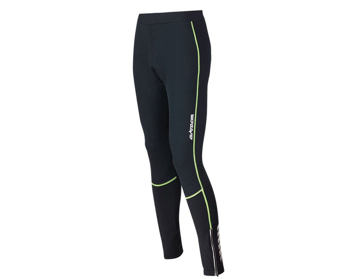 Airtracks Fahrradhose Herren Winter Fahrradhose Lang Pro (Windstopper Thermo Radhose, Herbst-Winter, 3D Gepolstert) » S M L XL XXL XXXL « von Airtracks