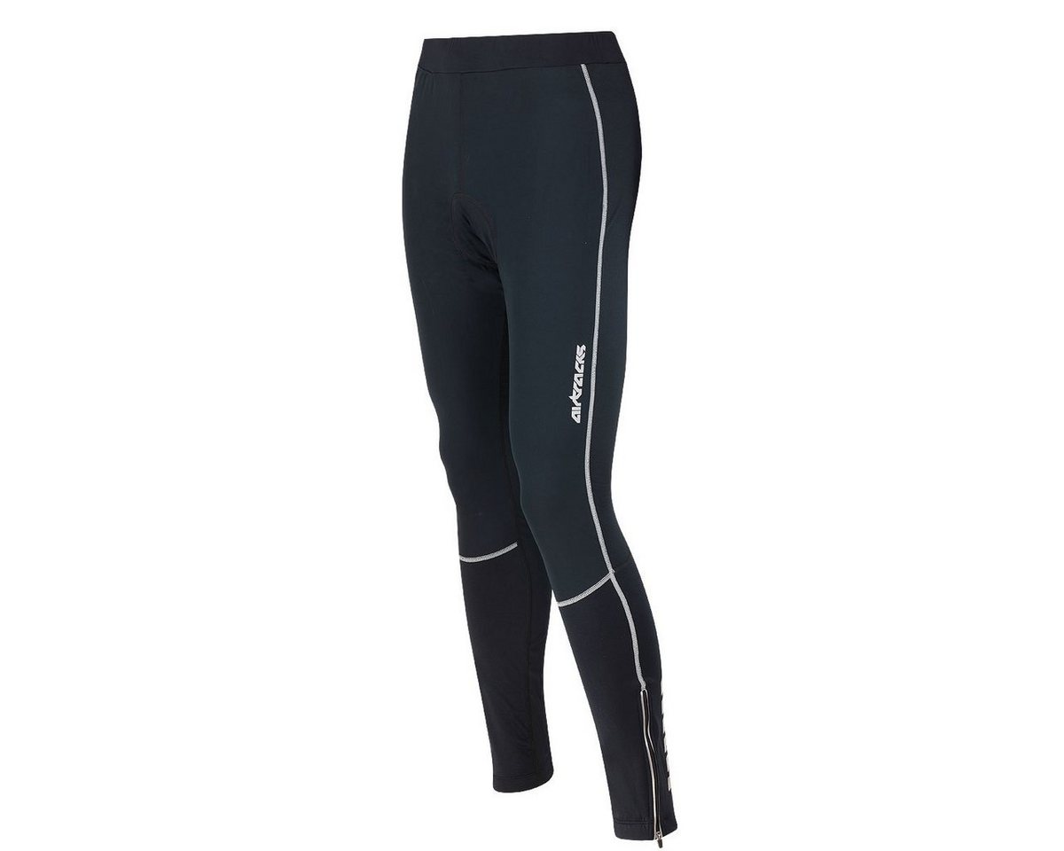 Airtracks Fahrradhose Herren Winter Fahrradhose Lang Pro (Windstopper Thermo Radhose, Herbst-Winter, 3D Gepolstert) » S M L XL XXL XXXL « von Airtracks