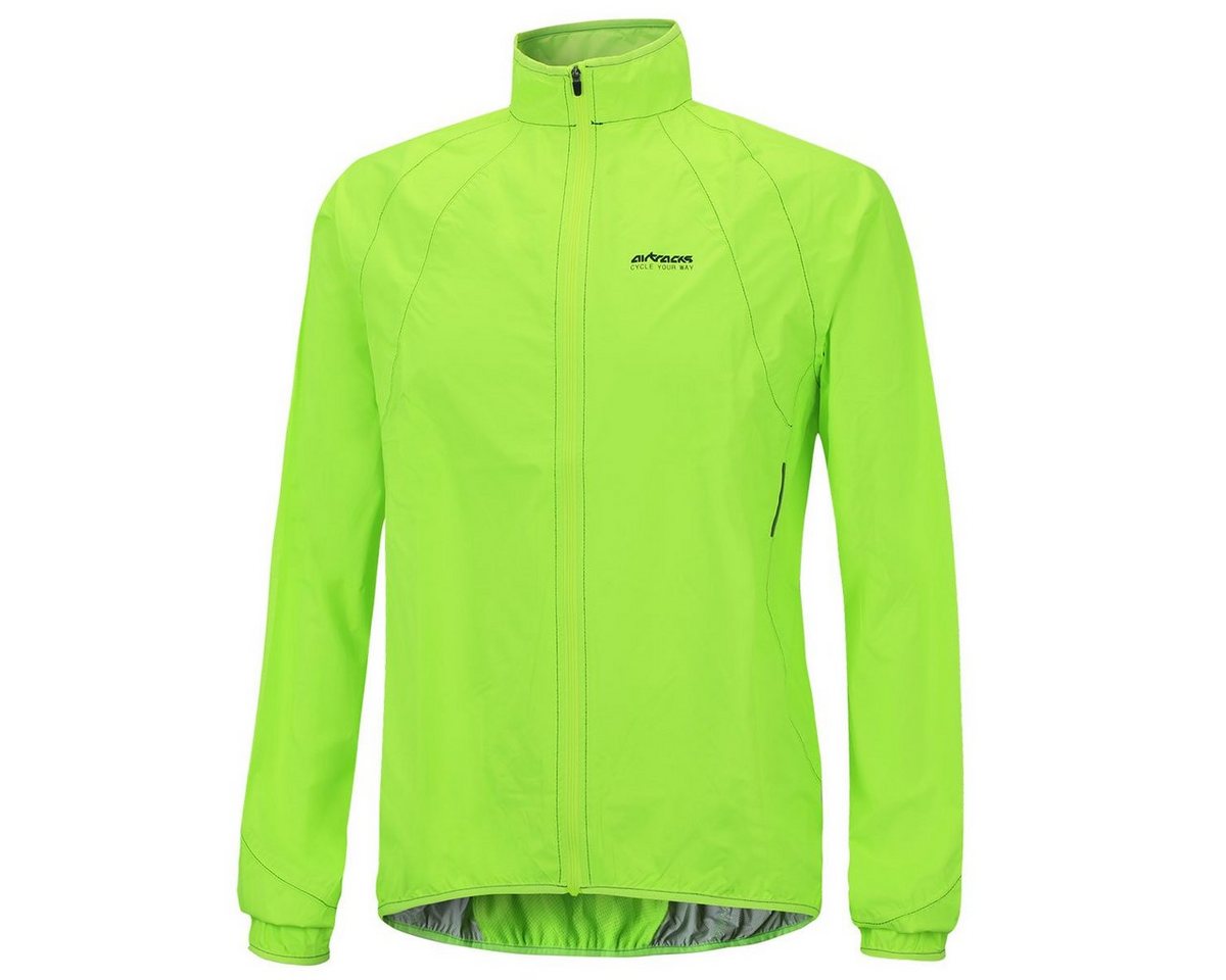 Airtracks Fahrradjacke Herren Regenjacke Fahrradjacke (Regenjacke Wind & Wasserdicht - Wassersäule: 10.000 mm) » S M L Xl XXL XXXL « von Airtracks