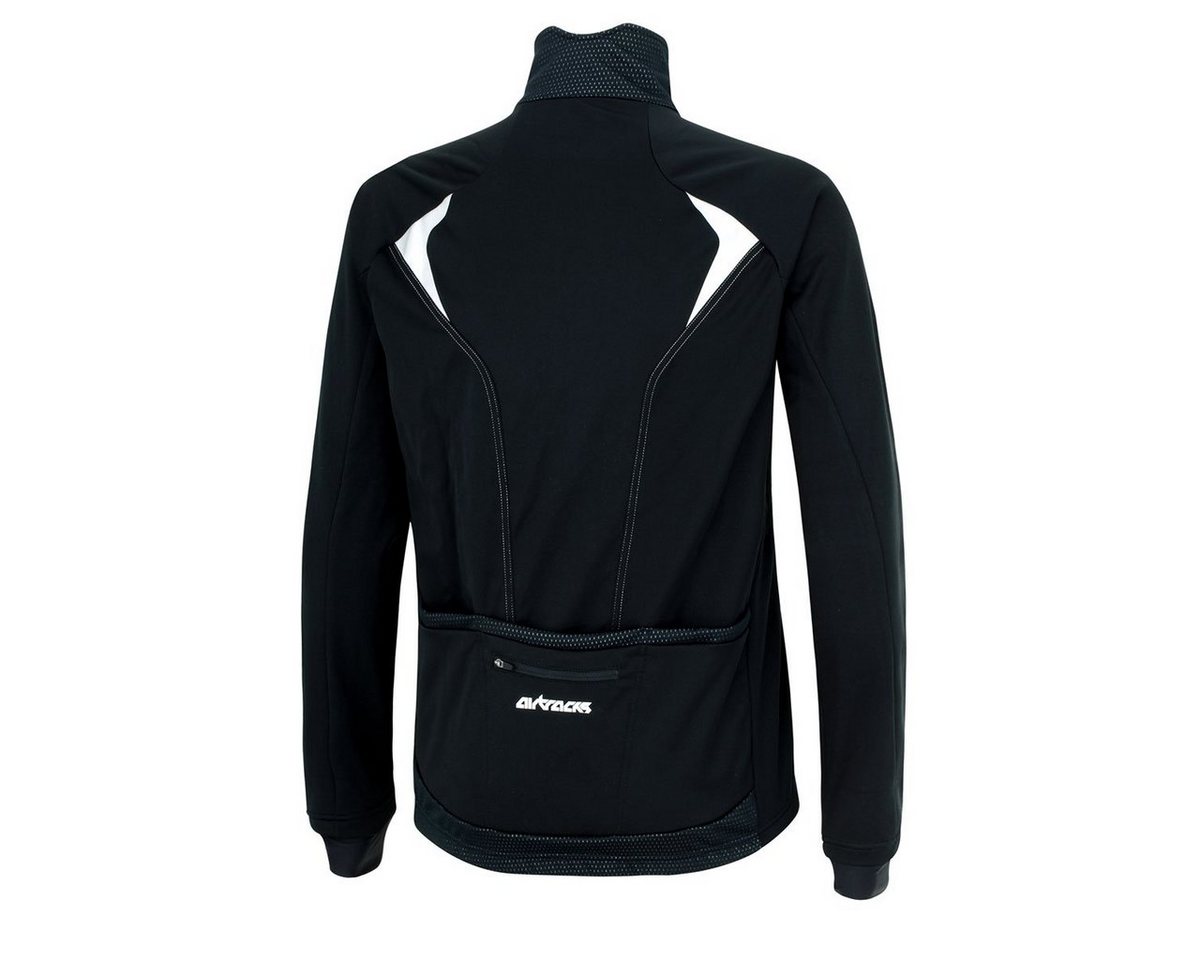 Airtracks Fahrradjacke Herren Thermo Fahrradjacke Pro Team II Softshell Radjacke für kalte Touren Herbst - Winter, » S M L XL XXL XXXL « von Airtracks