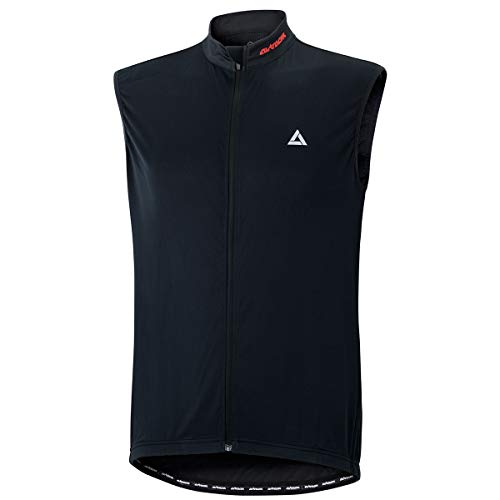 Airtracks Fahrradtrikot Kurzarm Ärmellos Comfort Line Radtrikot Jersey Bike Radler Shirt Atmungsaktiv Schnelltrocknend Reflektierend Größen XS S M XL XXL XXXL XXXXL - schwarz - XXXL von Airtracks