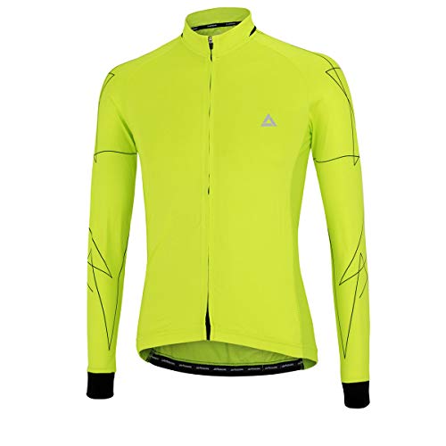 Airtracks Funktions Fahrradtrikot Langarm Pro Line - neon - L von Airtracks