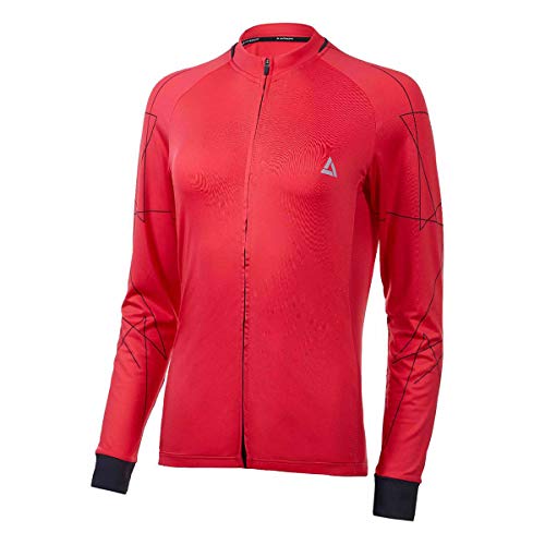 Airtracks Funktions Fahrradtrikot Langarm Pro Line - rot - L von Airtracks