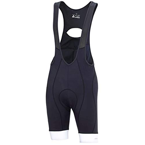 Airtracks Herren Fahrradhose Kurz Trägerhose Radhose mit Trägern Comfort Line BIB Kurze Radlerhose 3D Coolmax Gepolstert Atmungsaktiv Reflektoren S M L XL XXL 3XL 4XL - schwarz-weiß - XXXL Airtracks Herren Fahrradhose Kurz Trägerhose Radhose mit Trägern Comfort Line BIB Kurze Radlerhose 3D Coolmax Gepolstert Atmungsaktiv Reflektoren S M L XL XXL 3XL 4XL - schwarz-weiß - XXXL von Airtracks