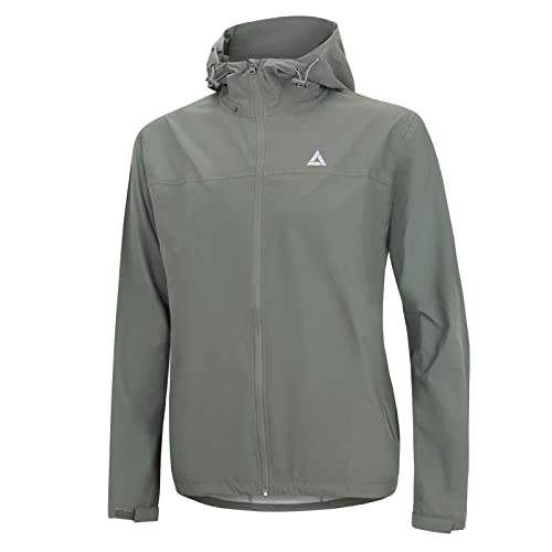 Airtracks Herren Regenjacke mit Kapuze Pro Line Fahrradjacke Laufjacke Jacke Radlerjacke Radjacke Wasserdicht Atmungsaktiv S M L Xl XXl XXXL XXXXL 3XL 4X - grau - XXL Airtracks Herren Regenjacke mit Kapuze Pro Line Fahrradjacke Laufjacke Jacke Radlerjacke Radjacke Wasserdicht Atmungsaktiv S M L Xl XXl XXXL XXXXL 3XL 4X - grau - XXL von Airtracks