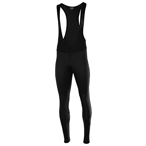Airtracks Herren Winter Thermo Fahrradhose Lang mit Trägern Pro Line II Trägerhose BIB Radhose Träger Radlerhose gepolstert - XXL - schwarz-Silber Airtracks Herren Winter Thermo Fahrradhose Lang mit Trägern Pro Line II Trägerhose BIB Radhose Träger Radlerhose gepolstert - XXL - schwarz-Silber von Airtracks