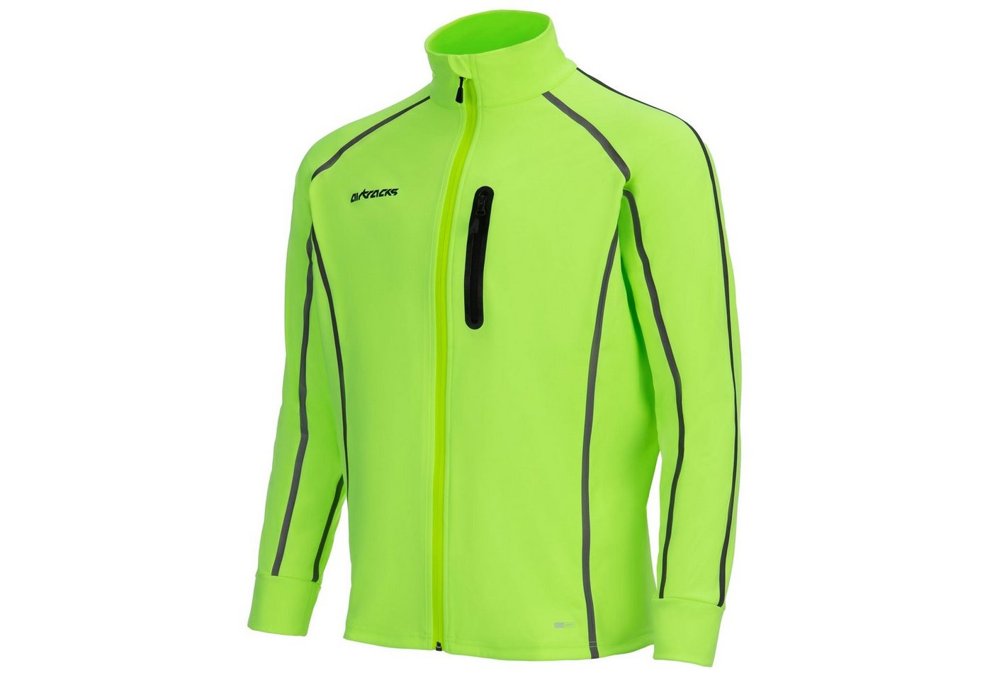 Airtracks Laufjacke Herren Thermo Laufjacke AIR TECH II (Softshell - Wind und Wasserdicht, Funktions Jacke) für die kalte Jahreszeit Herbst-Winter » S M L Xl XXL XXXL « von Airtracks