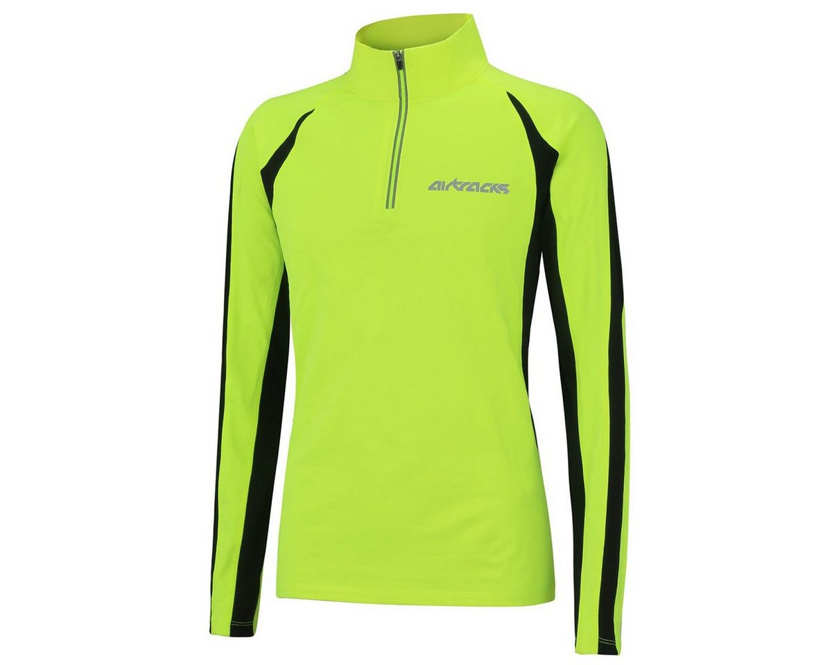 Airtracks Laufshirt Damen Thermo Laufshirt Langarm Pro Funktionsshirt mit ausgezeichneter thermischer Isolierkraft, bei kaltem Wetter Herbst - Winter, » S M L Xl XXL XXXL « von Airtracks