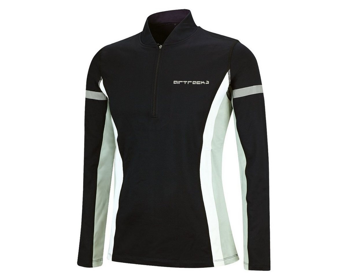 Airtracks Laufshirt Damen Thermo Laufshirt Langarm Sweatshirt Funktionsshirt mit Fleece optimal, für die kalte Jahreszeit Herbst -Winter » S M L XL XXL « von Airtracks