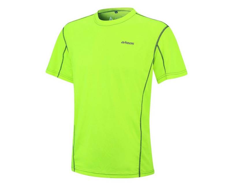 Airtracks Laufshirt Herren Laufshirt Kurzarm Pro Air (Funktionsshirt mit optimalem Tragekomfort,Atmungsaktiv) < S M L XL XXL XXXL > Airtracks Laufshirt Herren Laufshirt Kurzarm Pro Air (Funktionsshirt mit optimalem Tragekomfort,Atmungsaktiv) < S M L XL XXL XXXL > von Airtracks