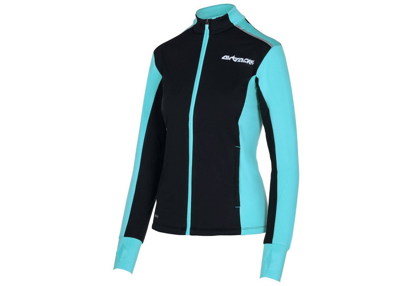 Airtracks Laufshirt Winter Damen Sweatshirt Langarm Pro Line (Funktionsshirt mit Fleece optimal) für die kalte Jahreszeit Herbst -Winter » S M L XL XXL « von Airtracks