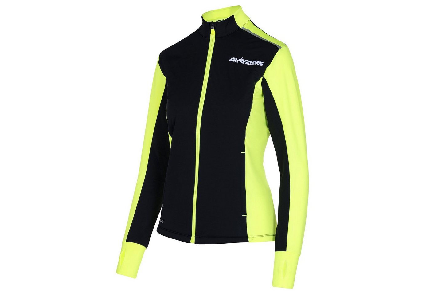 Airtracks Laufshirt Winter Damen Sweatshirt Langarm Pro Line (Funktionsshirt mit Fleece optimal) für die kalte Jahreszeit Herbst -Winter » S M L XL XXL « von Airtracks