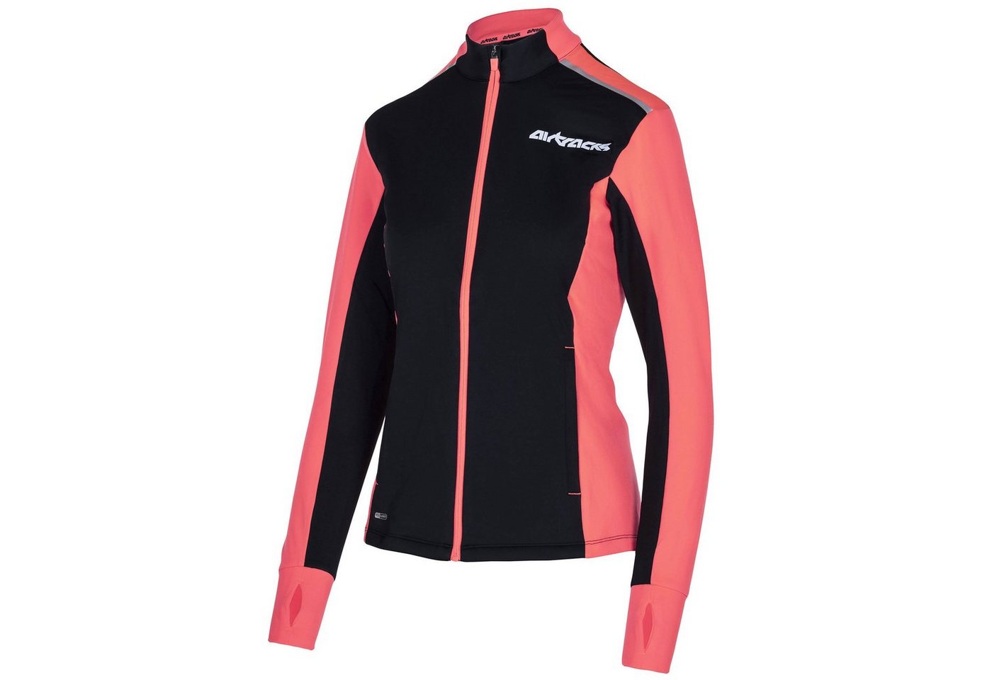 Airtracks Laufshirt Winter Damen Sweatshirt Langarm Pro Line (Funktionsshirt mit Fleece optimal) für die kalte Jahreszeit Herbst -Winter » S M L XL XXL « von Airtracks