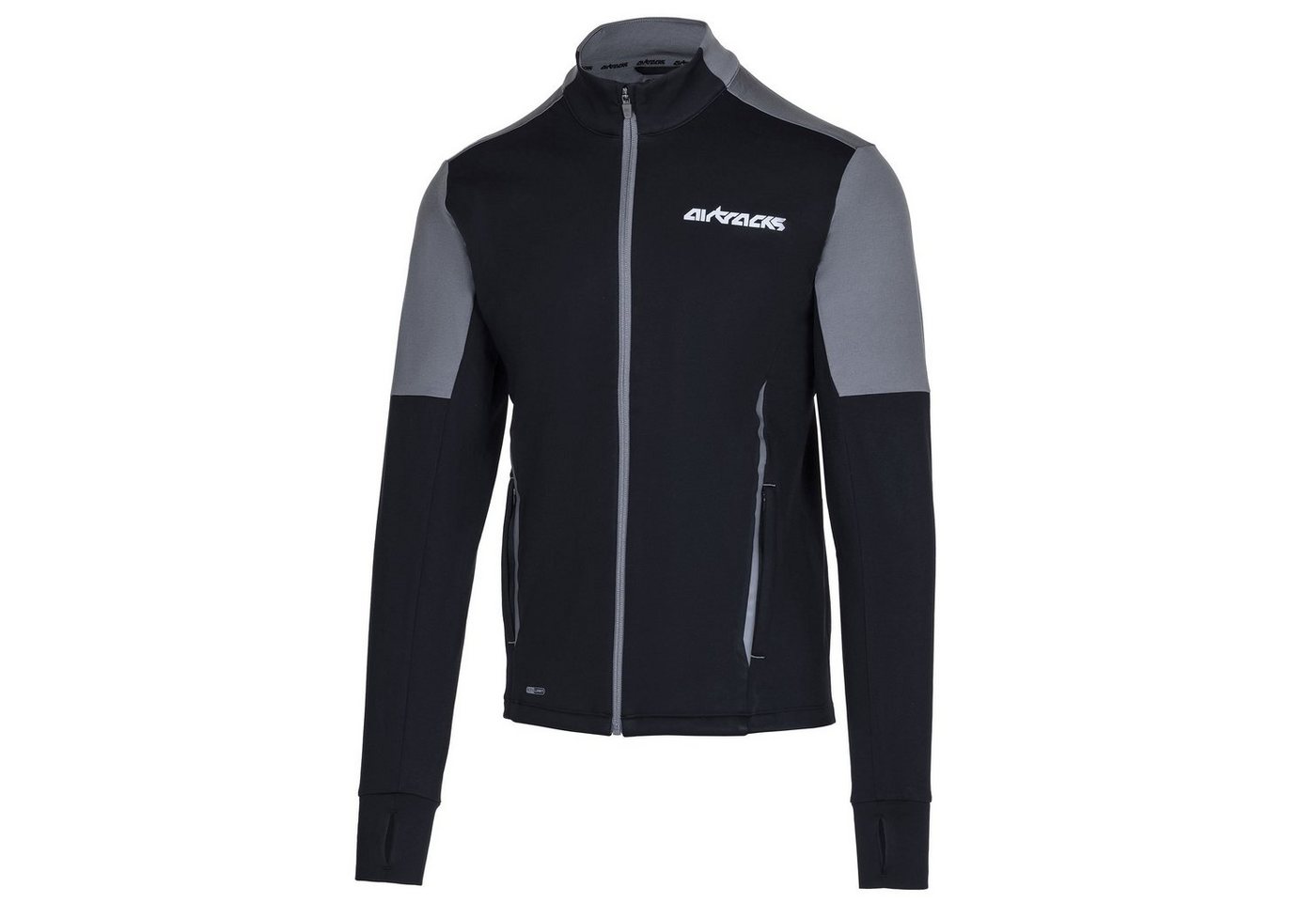 Airtracks Laufshirt Winter Herren Sweatshirt Langarm Pro Line (Funktionsshirt mit Fleece optimal) für die kalte Jahreszeit Herbst -Winter » S M L XL XXL « von Airtracks