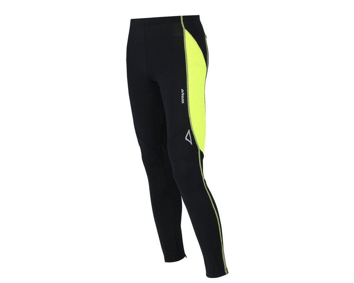 Airtracks Lauftights Herren Laufhose Lang Pro Air Sporthose mit Kompressionswirkung & Quick Dry Funktion, » S M L Xl XXL XXXL « von Airtracks