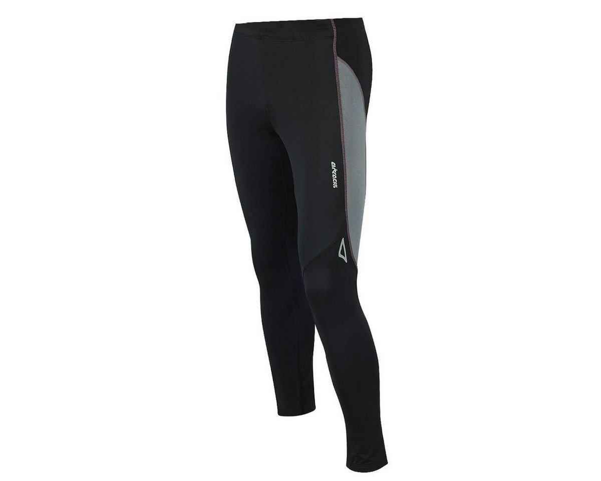 Airtracks Lauftights Herren Laufhose Lang Pro Air Sporthose mit Kompressionswirkung & Quick Dry Funktion, » S M L Xl XXL XXXL « von Airtracks