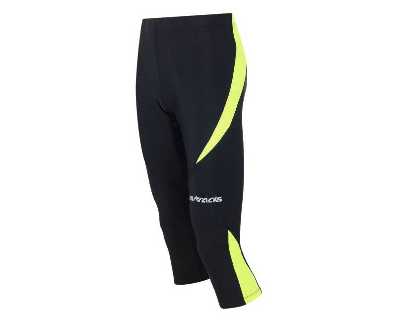 Airtracks Lauftights Laufhose 3/4 Lang Pro (Sporthose mit Kompressionswirkung, & Quick Dry Funktion) » S M L XL XXL XXXL « von Airtracks
