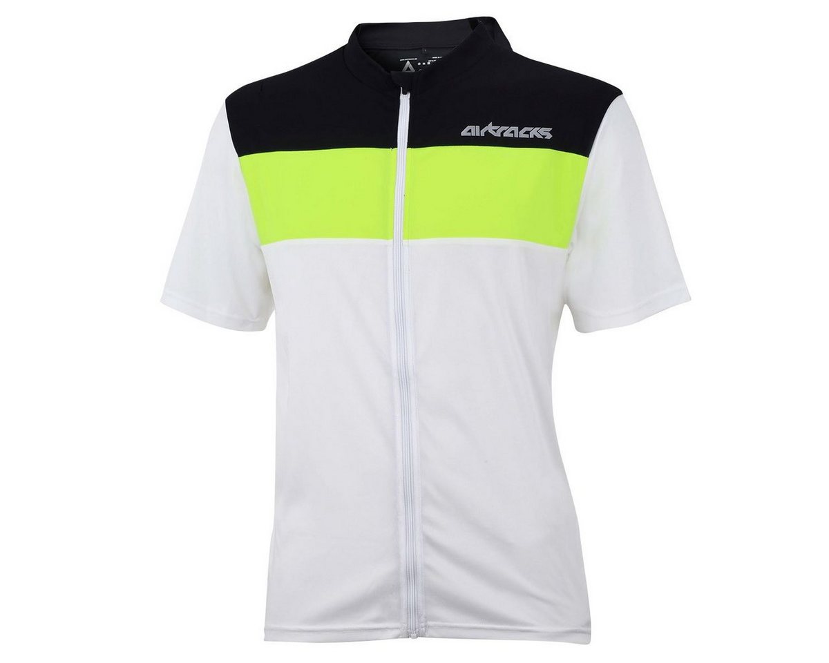 Airtracks Radtrikot Herren Fahrradtrikot Kurzarm Pro Air (atmungsaktives Radtrikot - Jersey mit Quick Dry & Anti-UV) » S M L XL XXL XXXL « von Airtracks