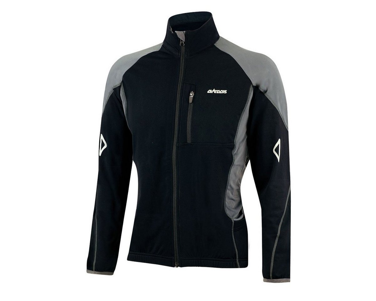 Airtracks Radtrikot Herren Thermo Fahrradtrikot Langarm Pro T - Radtrikot mit Winter Fleece optimal für Herbst-Winter » S M L XL XXL XXXL « von Airtracks