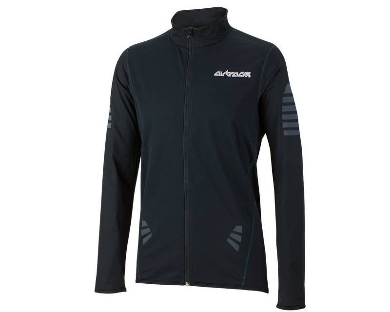 Airtracks Radtrikot Herren Windstopper Thermo Fahrradtrikot Langarm Pro Winter Fleece Radtrikot für Herbst-Winter » S M L XL XXL XXXL « von Airtracks