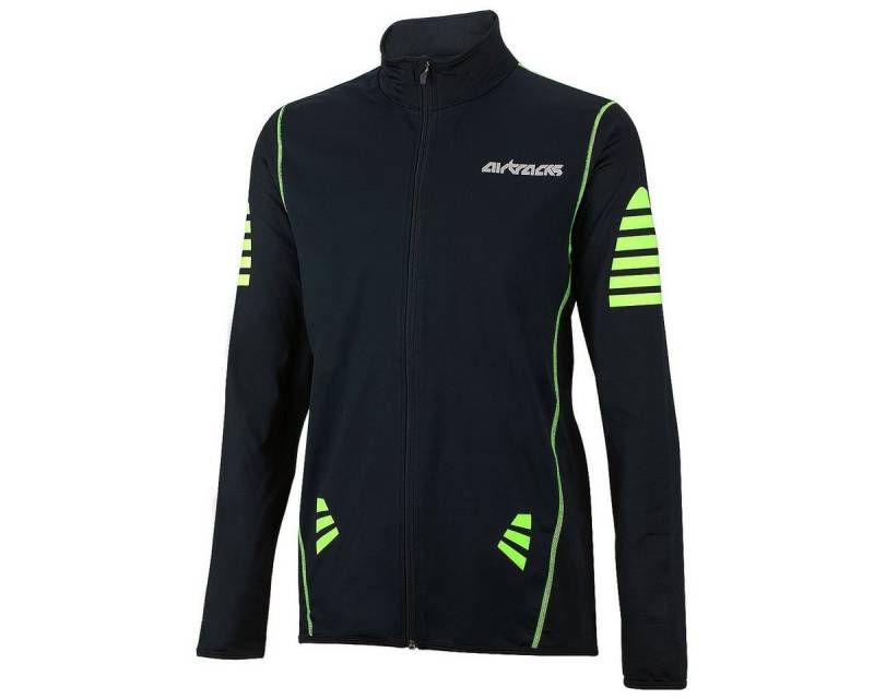 Airtracks Radtrikot Herren Windstopper Thermo Fahrradtrikot Langarm Pro Winter Fleece Radtrikot für Herbst-Winter » S M L XL XXL XXXL « von Airtracks
