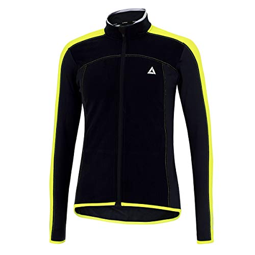 Airtracks Thermo Funktions Fahrradtrikot Lang Pro Line -schwarz-neon - XL von Airtracks