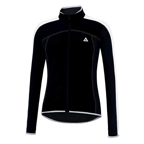 Airtracks Thermo Funktions Fahrradtrikot Lang Pro Line -schwarz-weiß - M von Airtracks