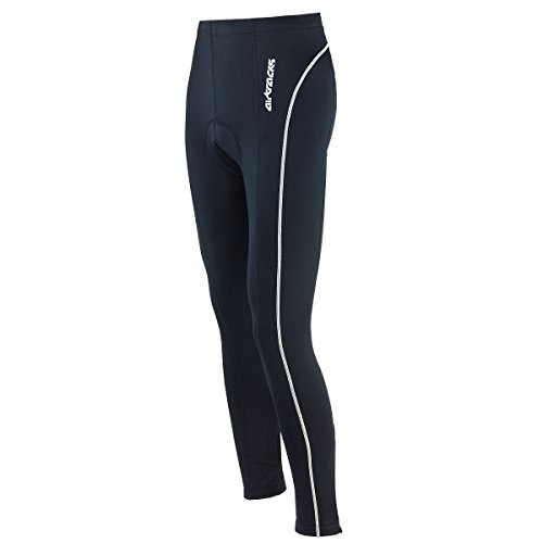 Airtracks Herren Thermo Fahrradhose Lang Winter Radhose Radlerhose Gepolstert - schwarz-Silber - XXL Airtracks Herren Thermo Fahrradhose Lang Winter Radhose Radlerhose Gepolstert - schwarz-Silber - XXL von Airtracks