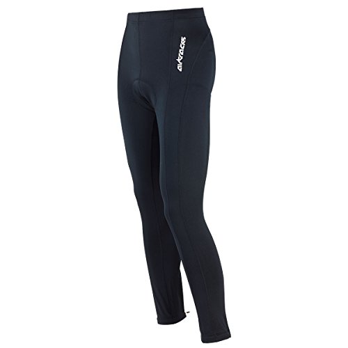 Airtracks Winter Fahrradhose Lang/Thermo Radhose/Radlerhose / 3D Coolmax Sitzpolster/Reflektoren - schwarz - XXXL von Airtracks