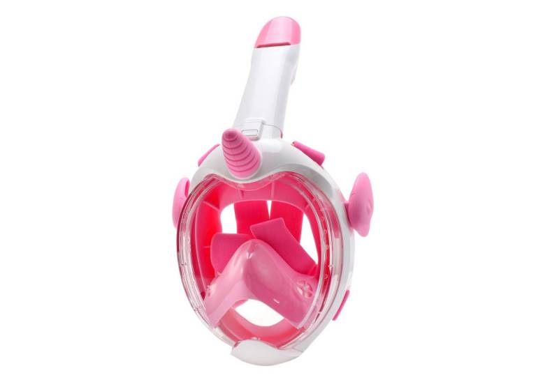 Aischens Tauchermaske Vollgesichts-Schnorchelmaske Kinder 180° Einhorn-Design 4–12 Jahre von Aischens