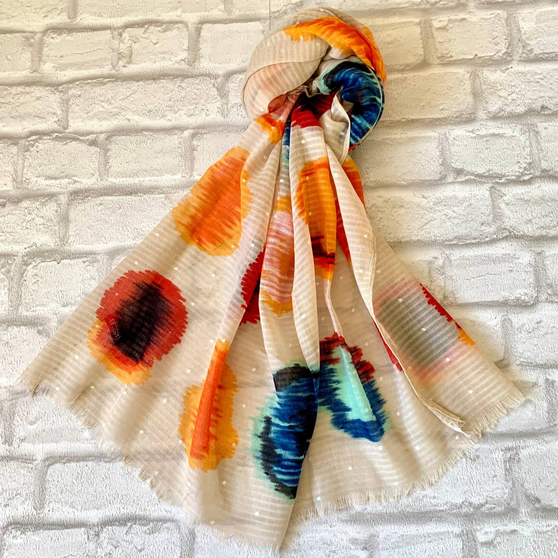 Mehrfarbiger Punkte Beiger Schal/Sommerferien Accessoires Hijab/Geschenke Für Mutter Und Frauen/Geburtstags - Weihnachtsgeschenke Mehrfarbiger Punkte Beiger Schal/Sommerferien Accessoires Hijab/Geschenke Für Mutter Und Frauen/Geburtstags - Weihnachtsgeschenke von AishasStory