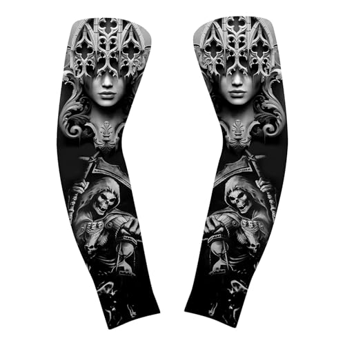 Aisikoo Arm Sleeve Gaming - Armsleeve Gaming, Gaming Arm Sleeve, Tattoo Ärmel, Atmungsaktive Armsleeve für Herren & Damen, ideal für Sommer & Winter, Sport & E-Sport von Aisikoo