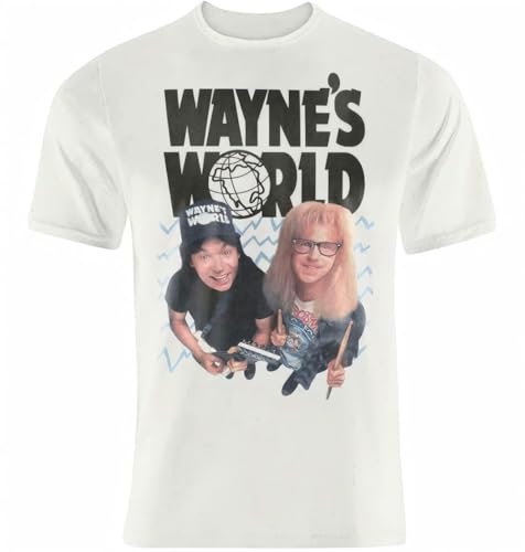 LIJI Awesome Wayne's World Cult Movie 100% Cotton Soft T-Shirt White L LIJI Awesome Wayne's World Cult Movie 100% Cotton Soft T-Shirt White L von Aisili
