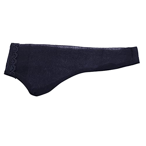 Aislor Herren Unterhosen Mini Slip Penis-Hoden Beutel C-String Männer Closed/Offene Penishülle Unterwäsche Tanga Erotik Reizwäsche B Schwarz Offene Einheitsgröße von Aislor