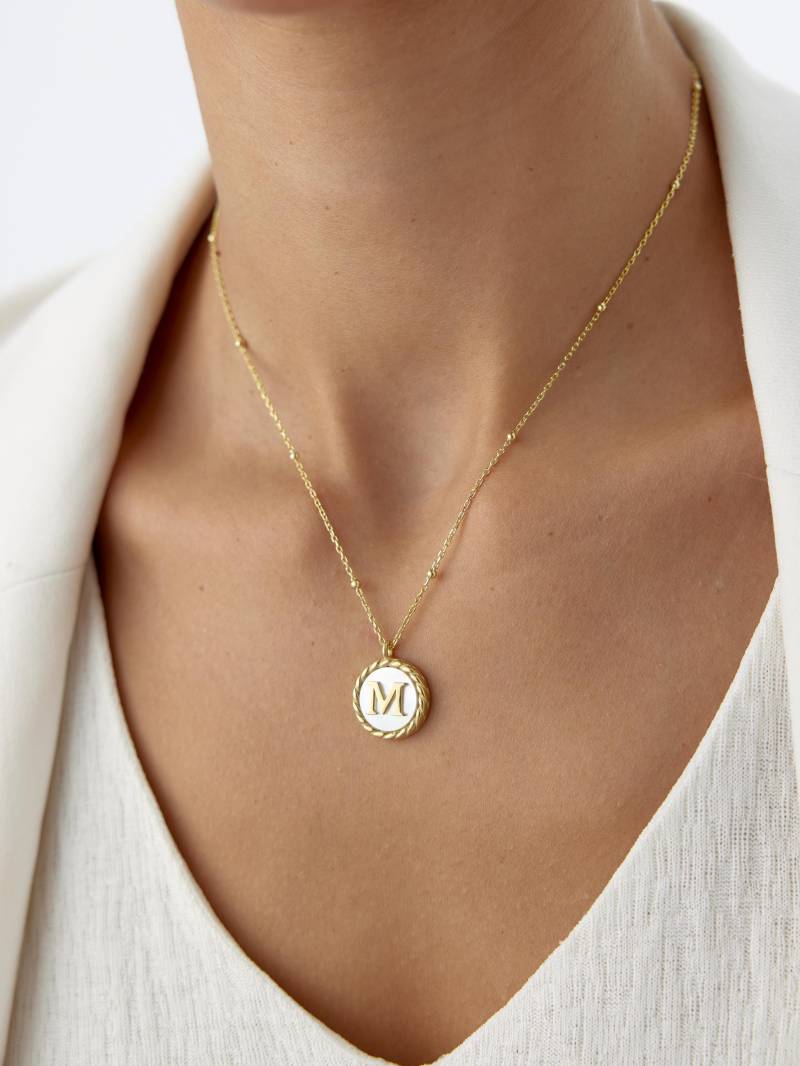 Letter Necklace, Initial Name Custom Layering Gift For Her, Christmas Gift, Jewelry Letter Necklace, Initial Name Custom Layering Gift For Her, Christmas Gift, Jewelry von AisoAtelier